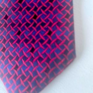 100% Silk Brooks Brothers Tie Blue and Red